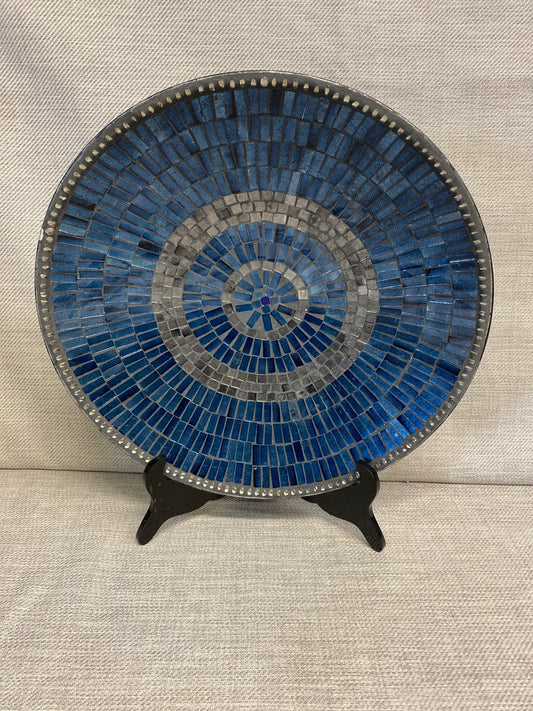 NEW! Mosaic Glass Bowl -Blue
