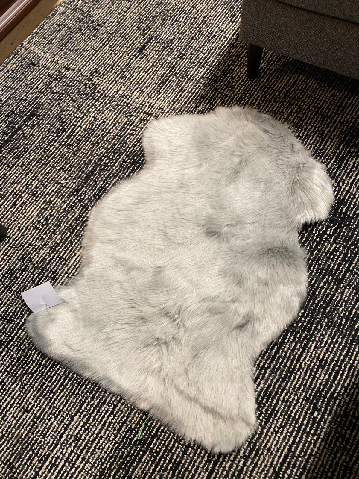 OUI Faux Sheepskin - Grey