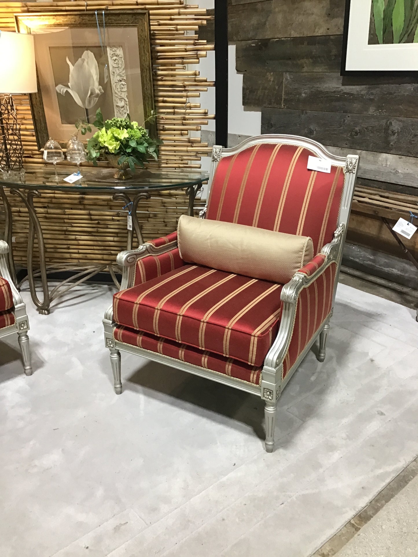 Bergere Chair & Bolster
