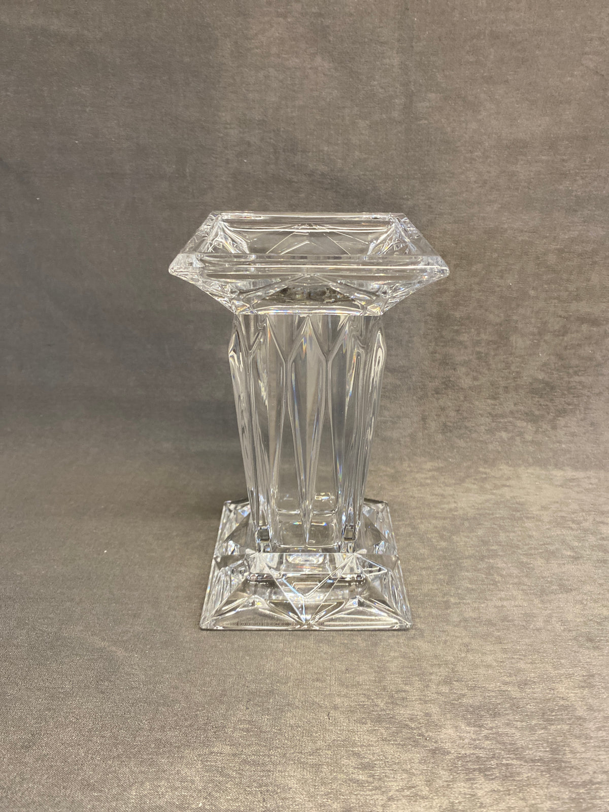 Partylite Quad Prism Crystal Candleholder / Vase