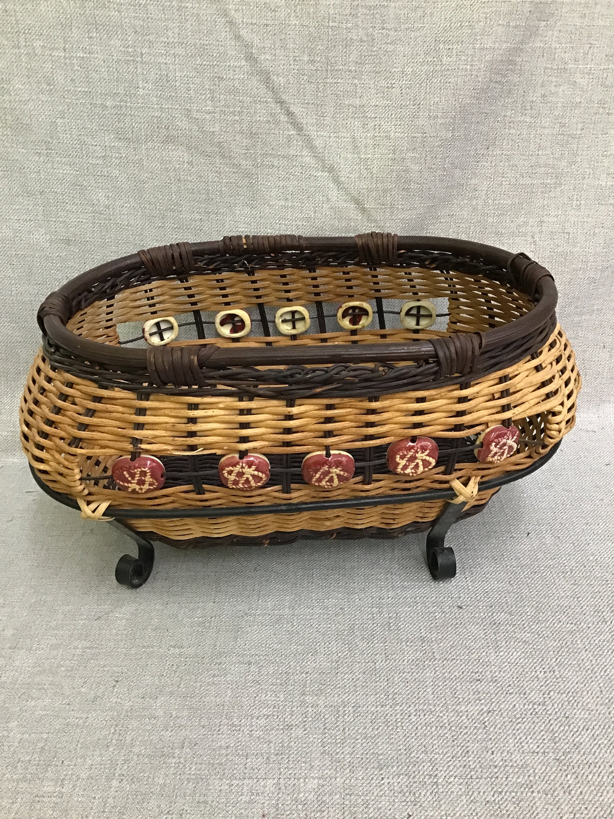 Wicker Basket/Planter