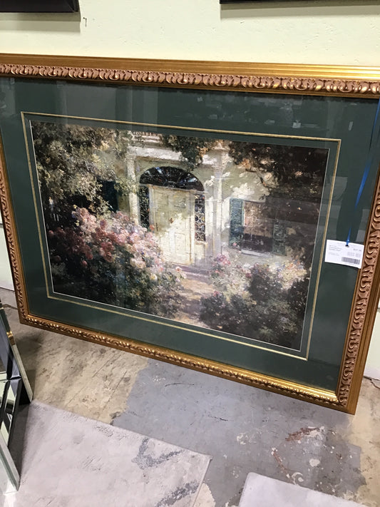 Framed Print - Garden Door