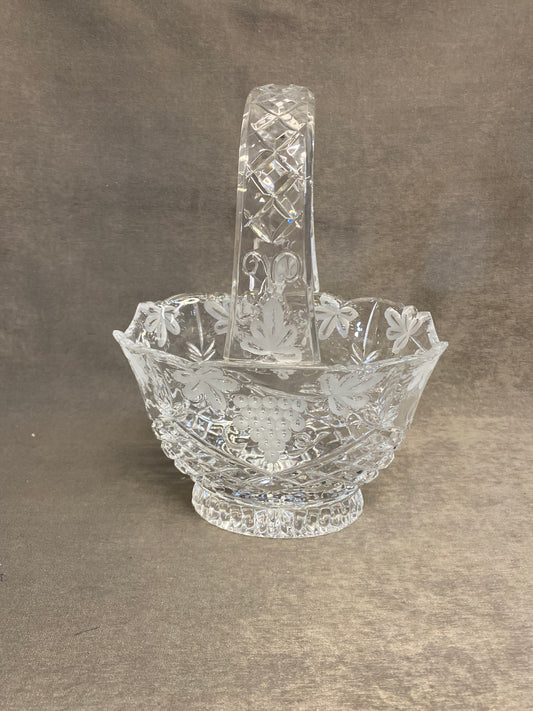Crystal Basket - Grapes