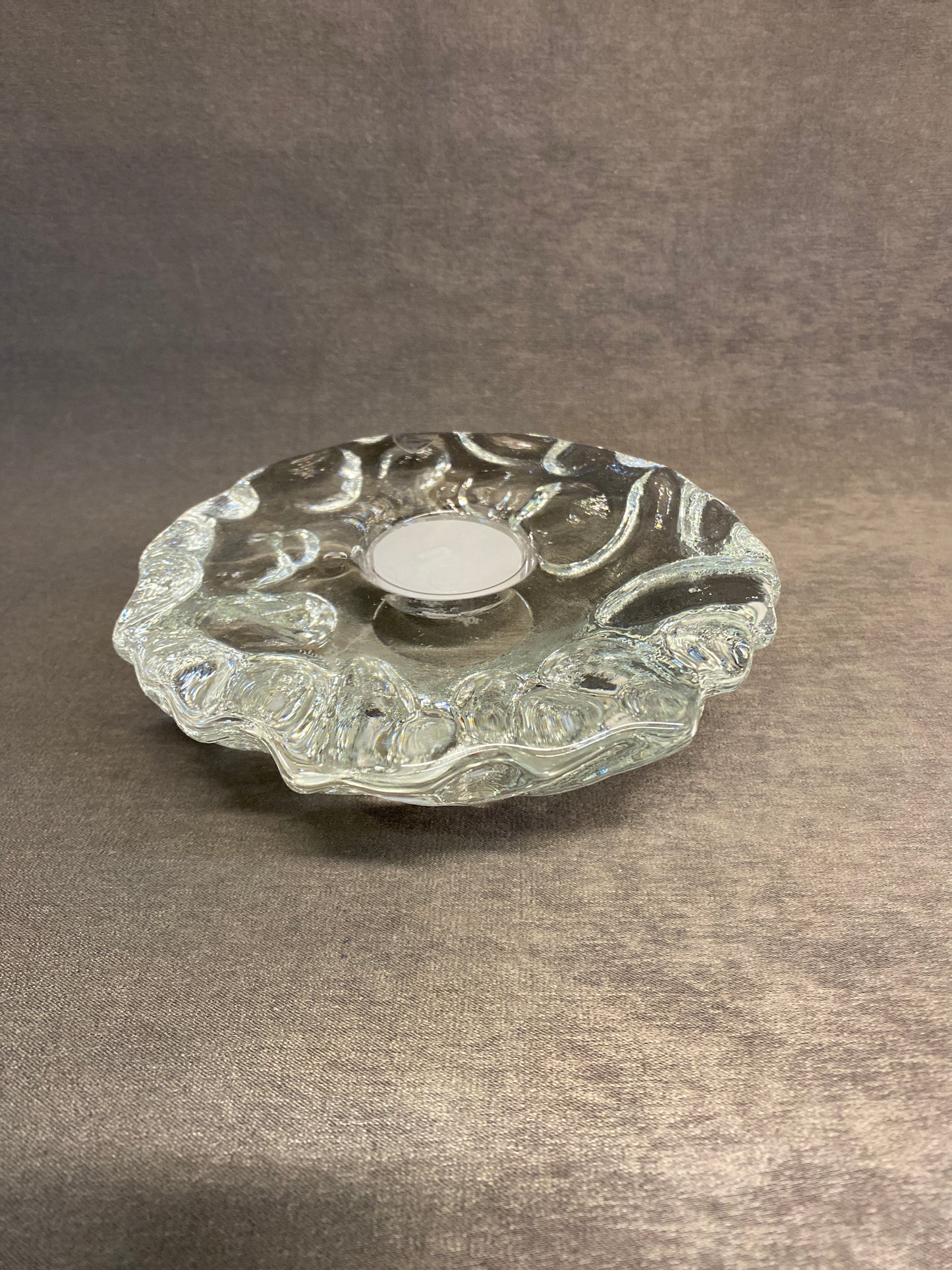 Orrefors Crystal Tea Light Holder