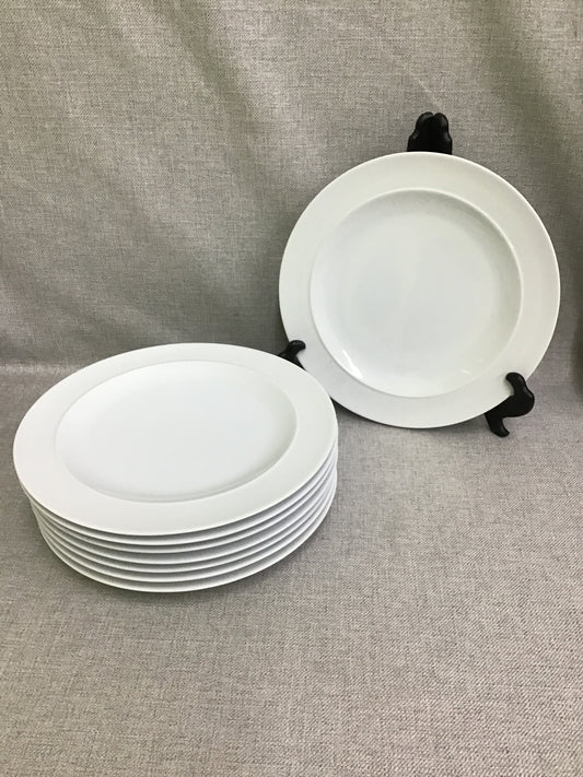 White by Denby Dinner Plates (8)