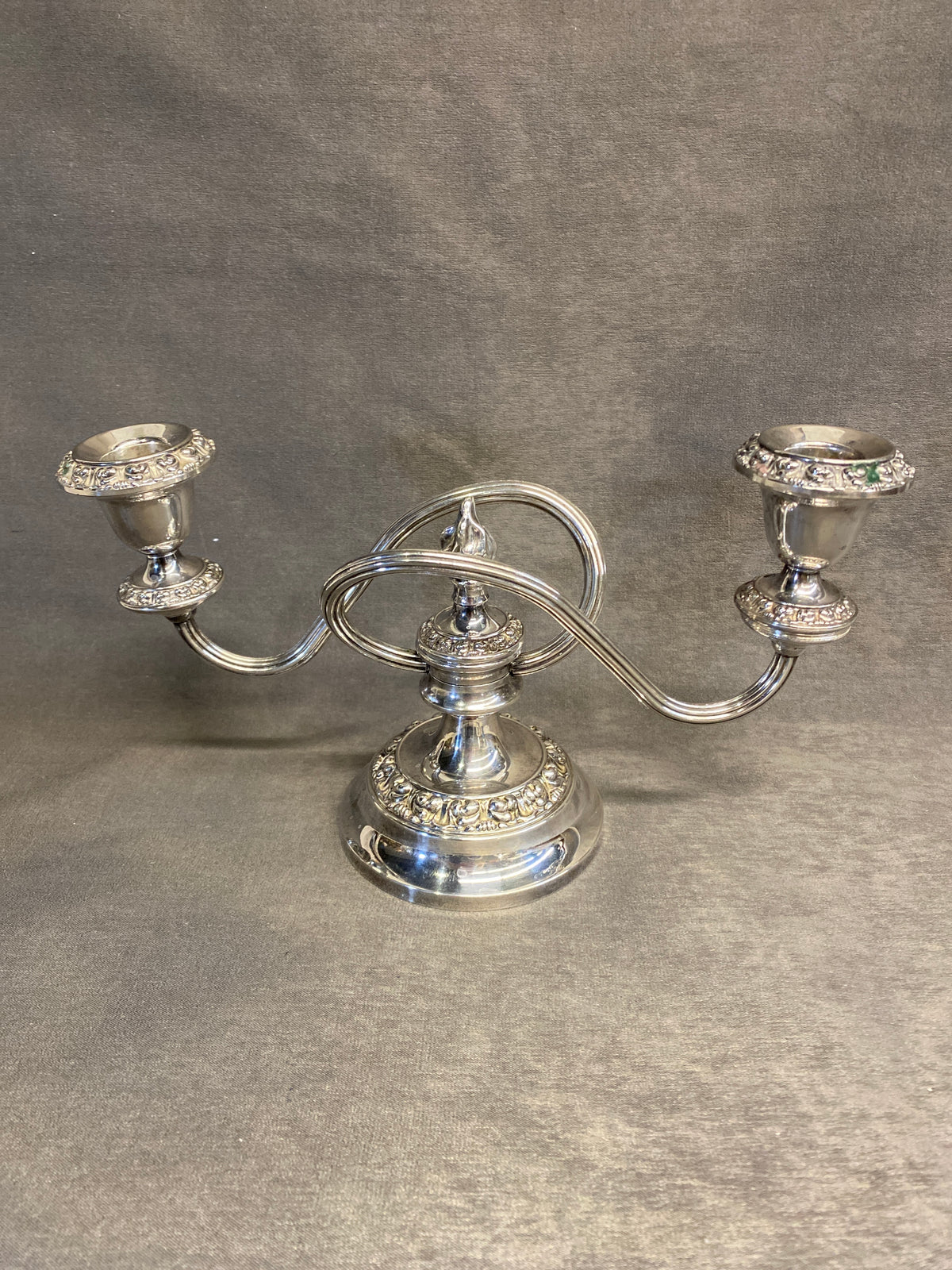 Silverplate Double Candelabra