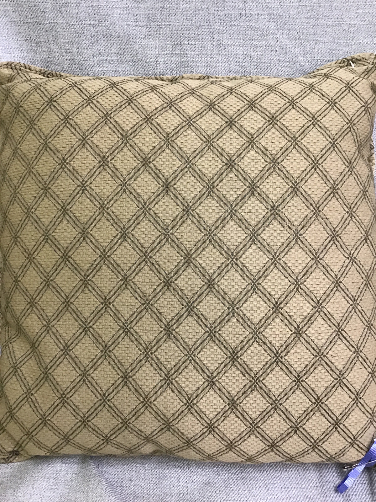 Small Light Brown Accent Pillow