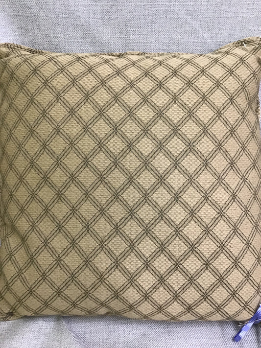 Small Light Brown Accent Pillow