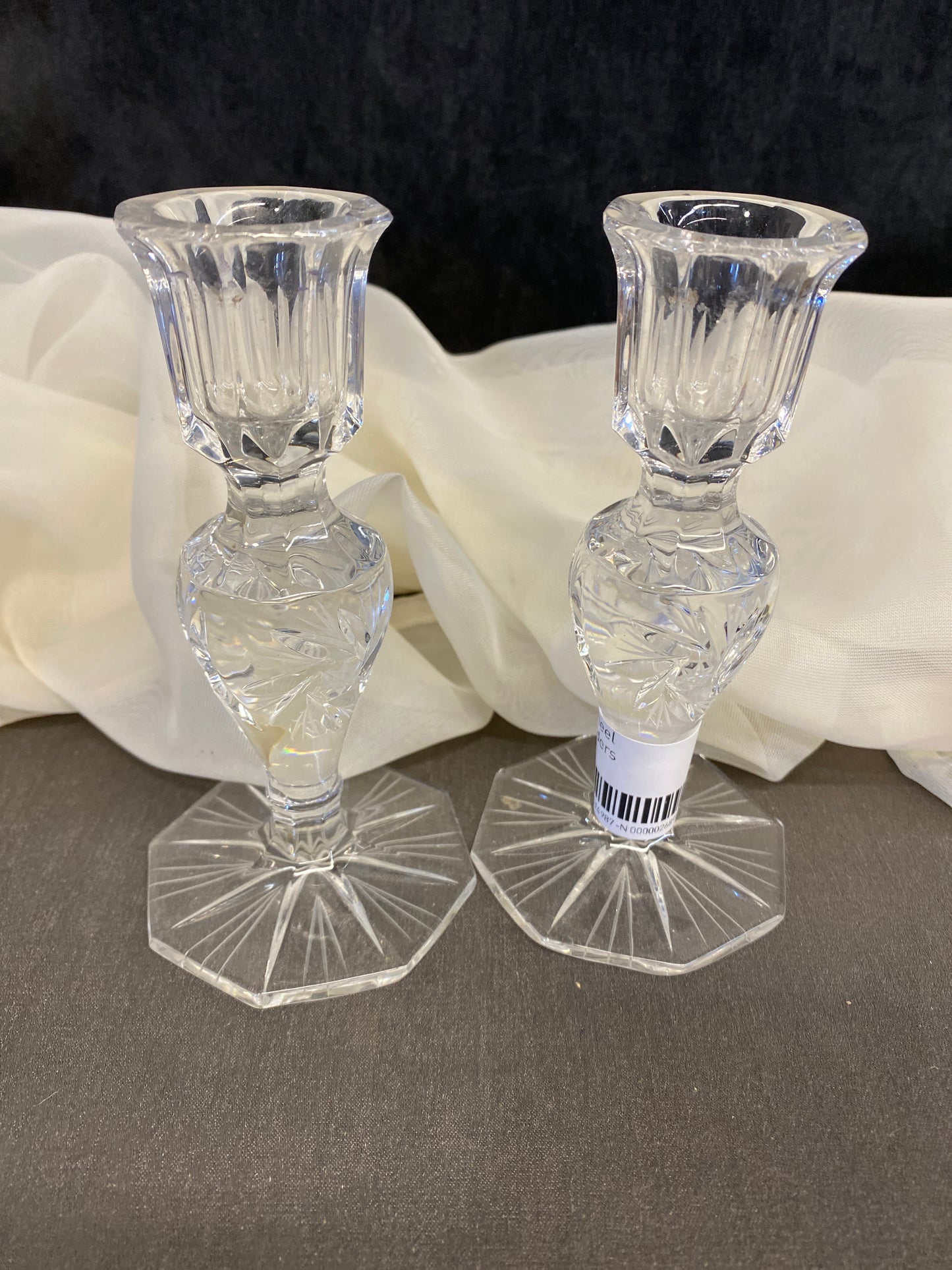 PAIR Pinwheel Candleholders