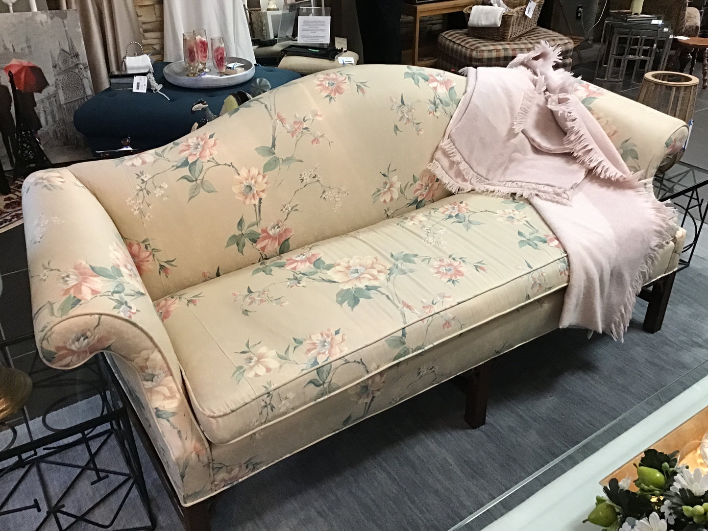 Vintage Floral Sofa