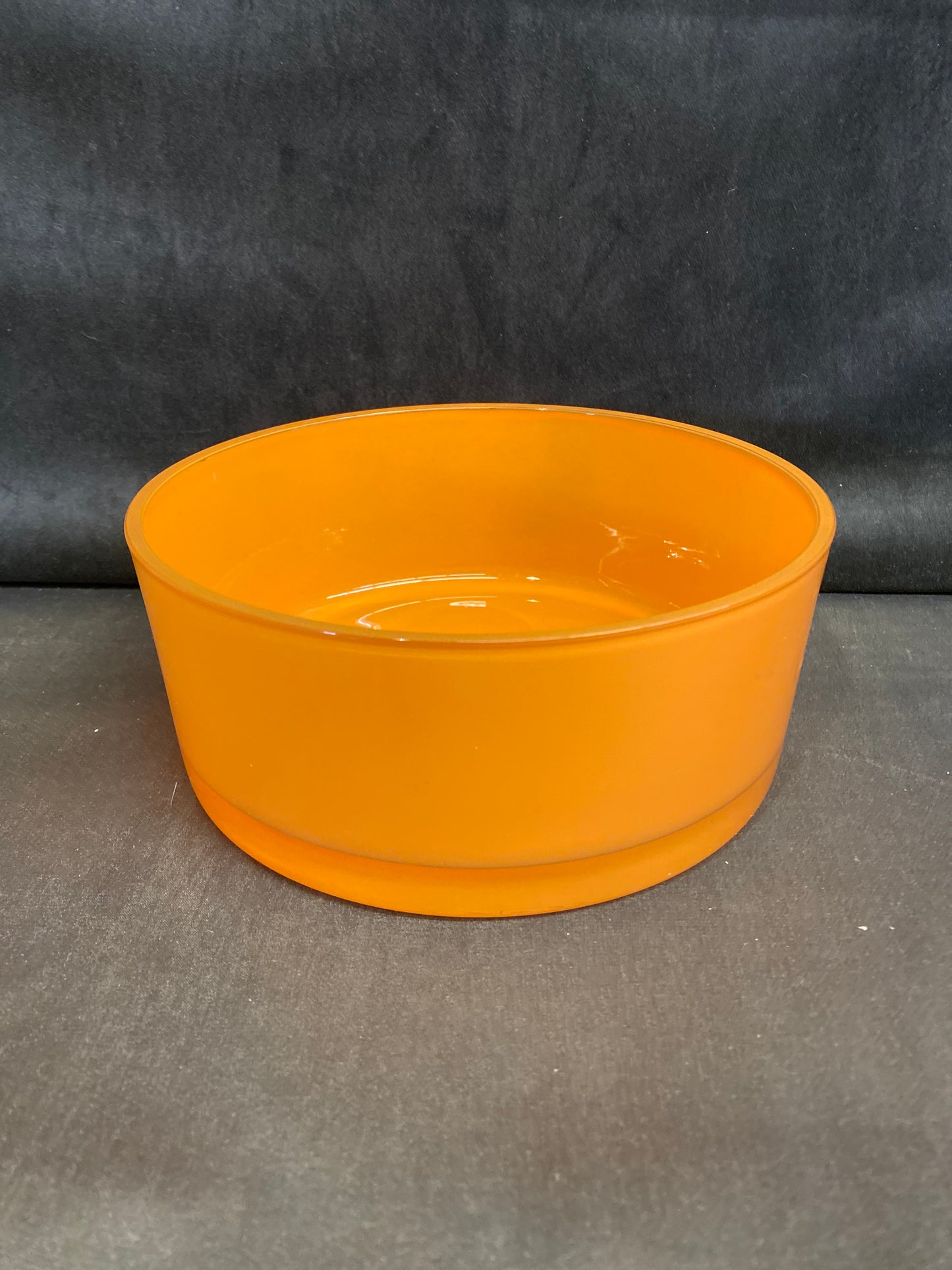 Polish Glass Bowl - Orange