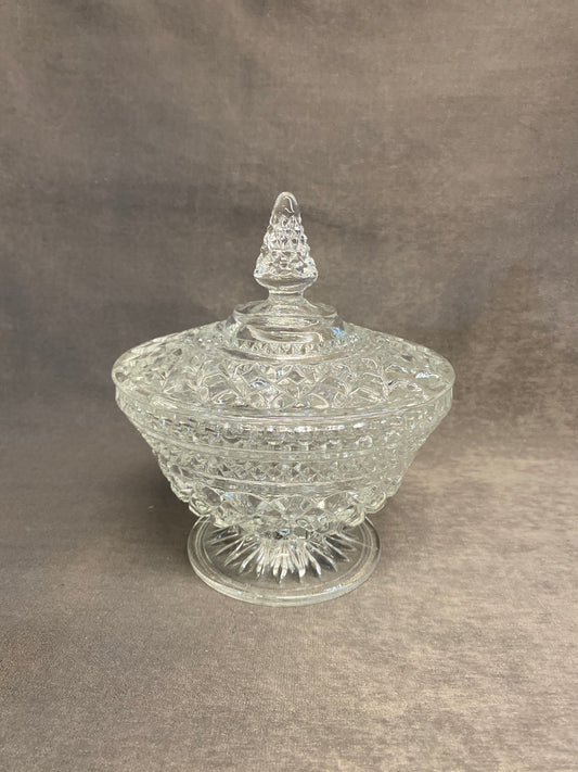 Crystal Lidded Bowl