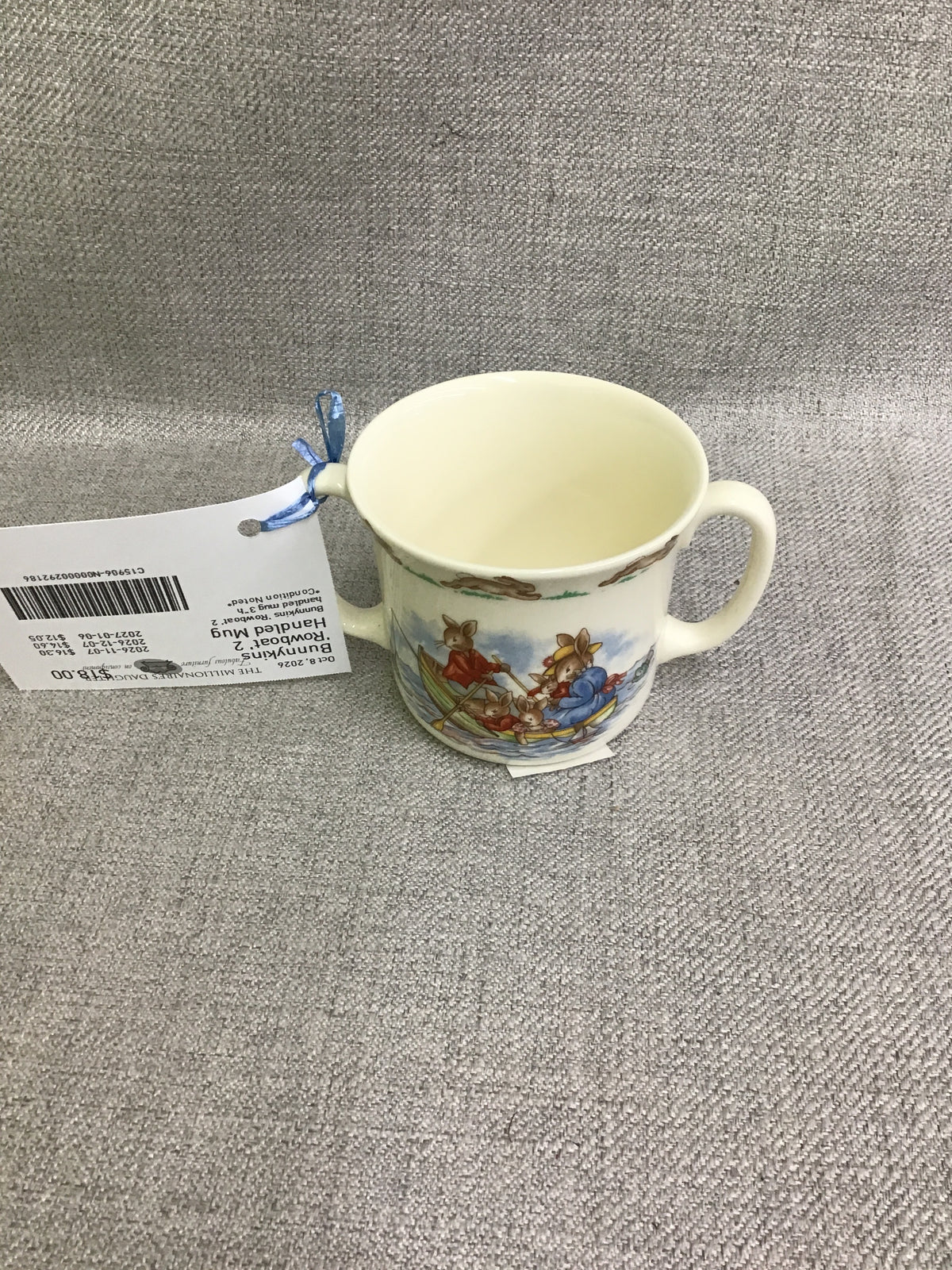 Bunnykins 'Rowboat' 2 Handled Mug