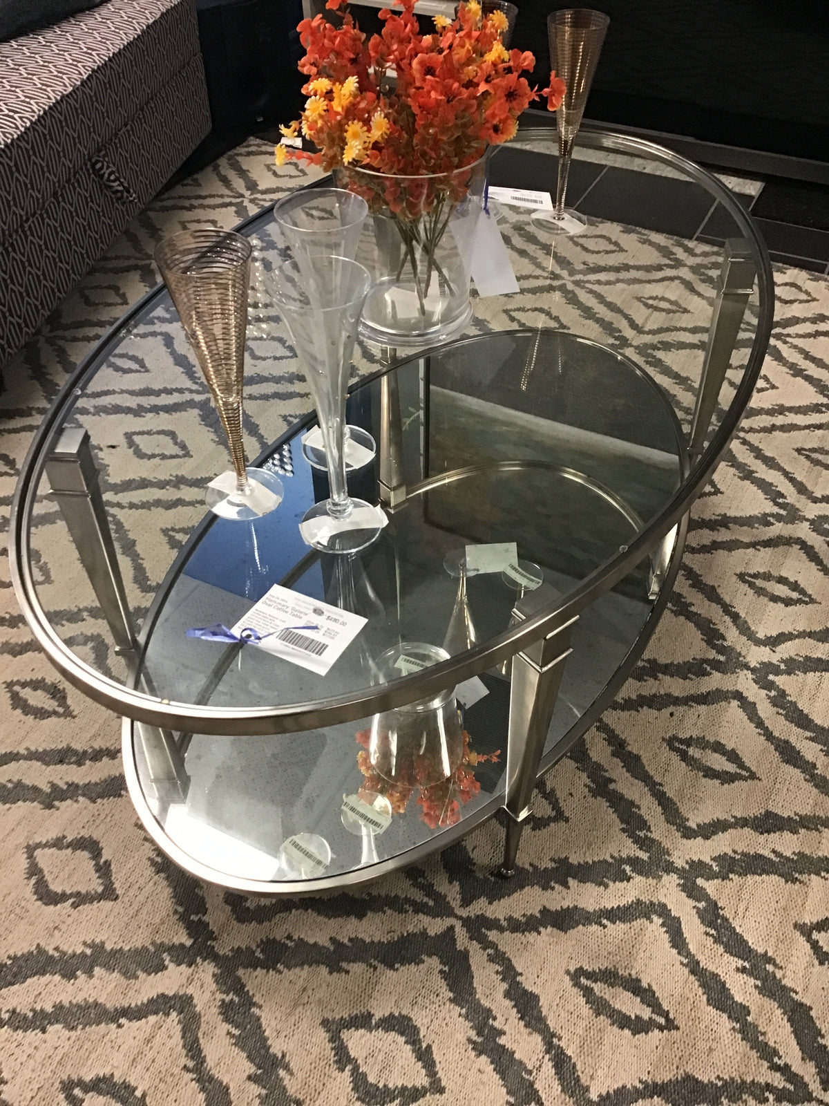 Hammary 'Galerie' Oval Coffee Table