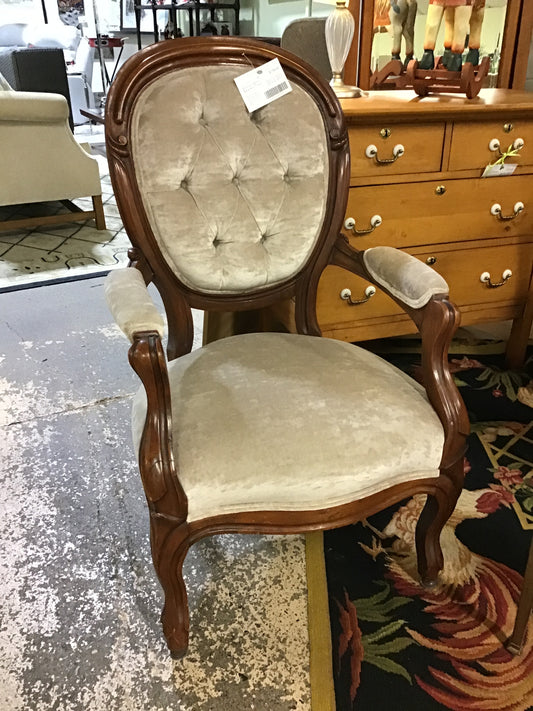 Victorian Spoon Back Arm Chair