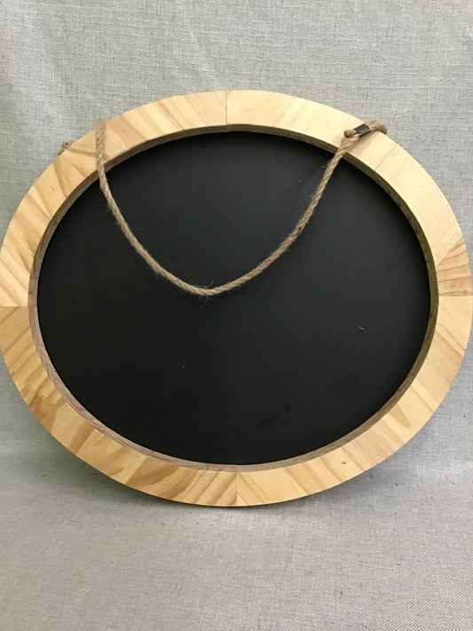 Oval Chalkboard Sign