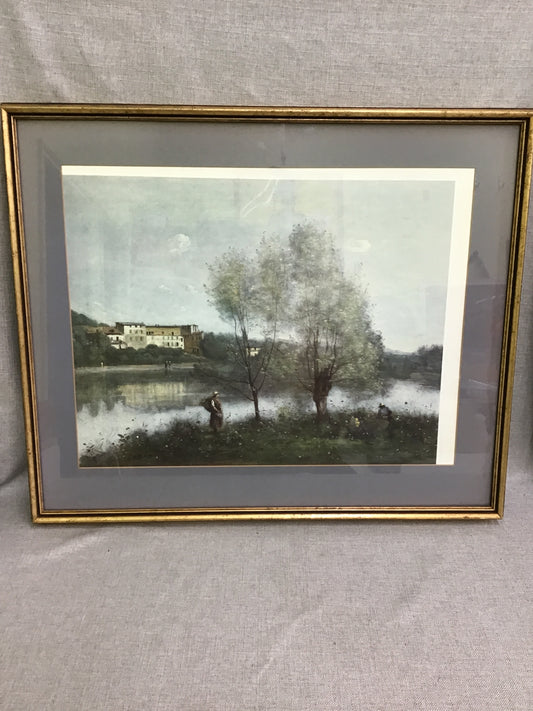 Vintage Framed Art Reproduction Print