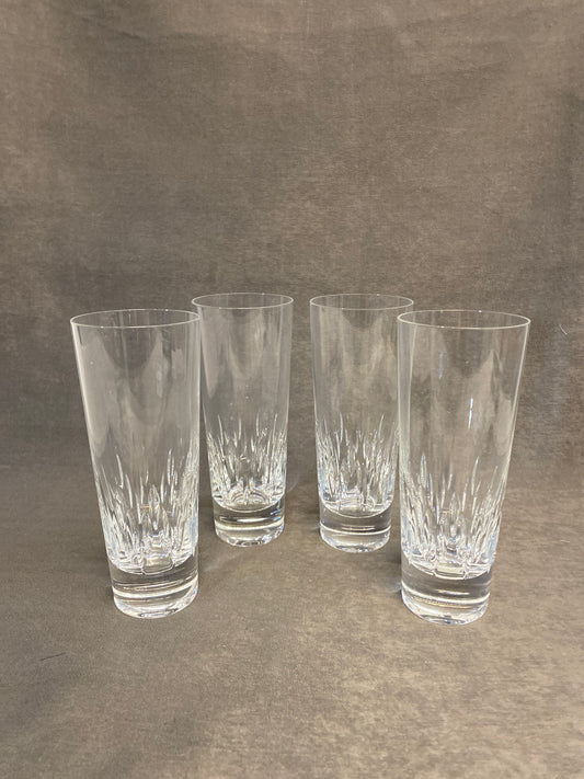 Set 4 Wedgwood Crystal Highballs