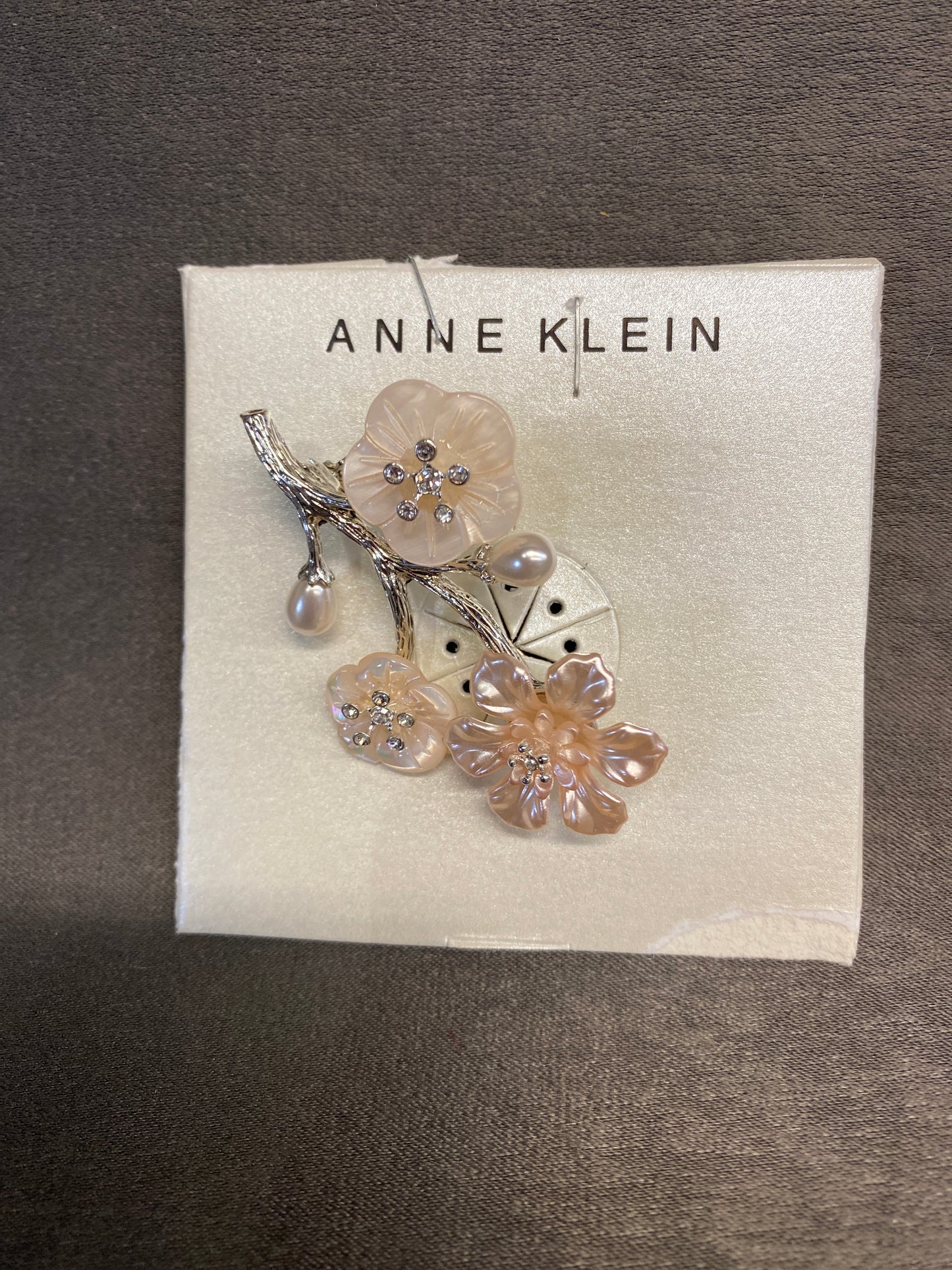 Anne Klein Floral Brooch