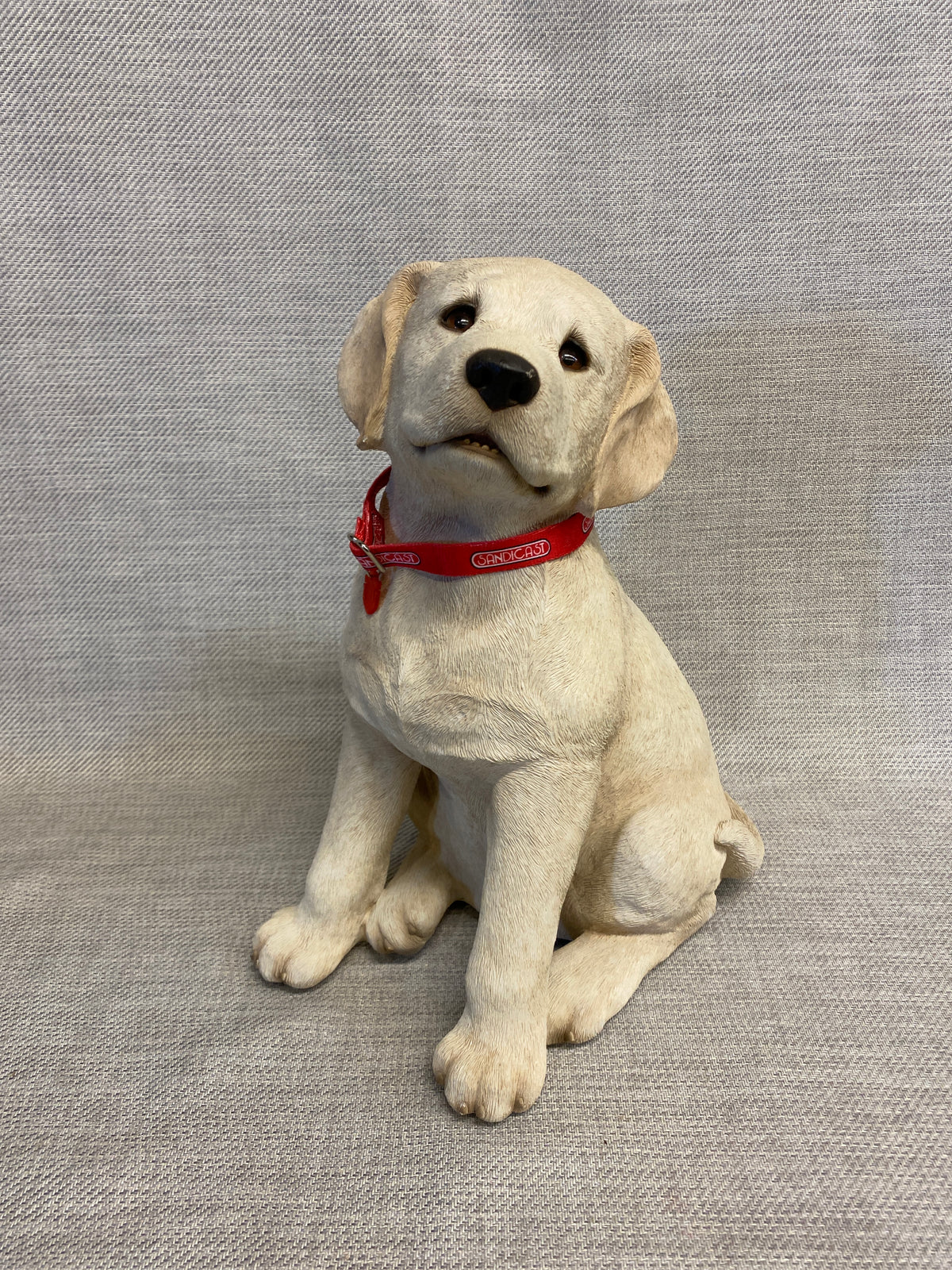 Sandicast Life Size Statue - Lab Puppy Sitting