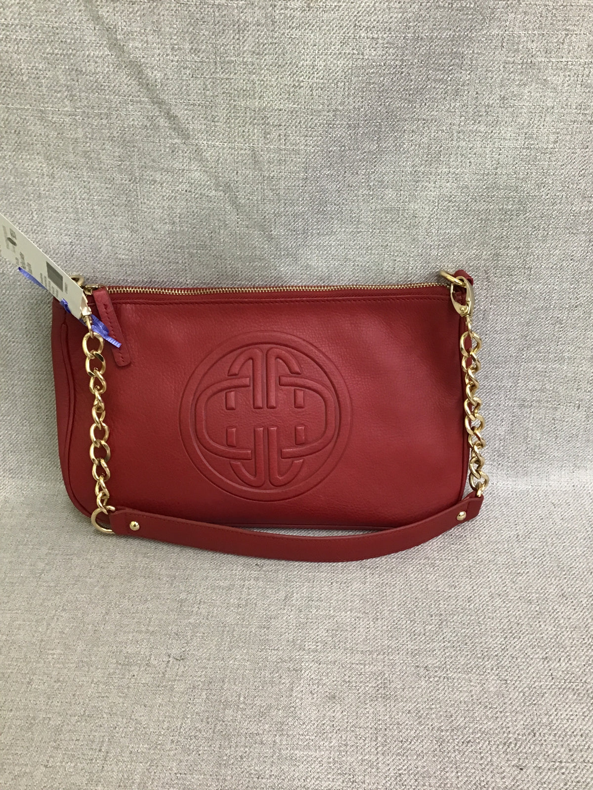 Red Faux Leather Guess Purse