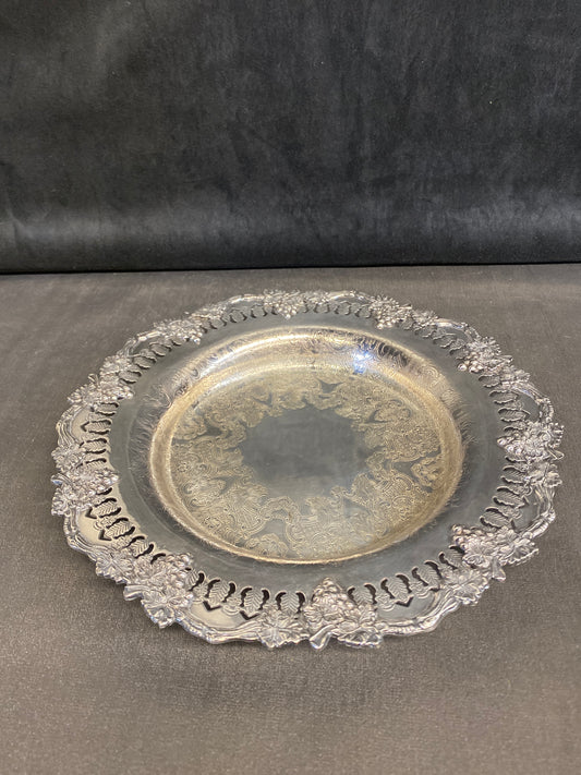 Silverplate Tray - Round