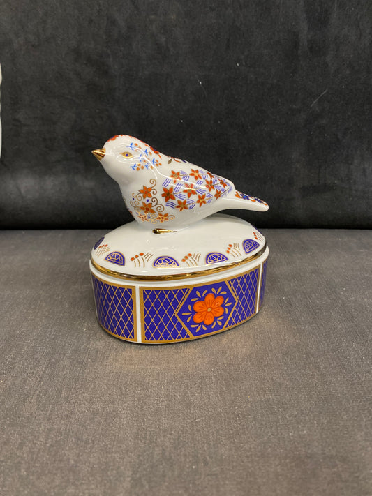 Ceramic Box - Bird Finial