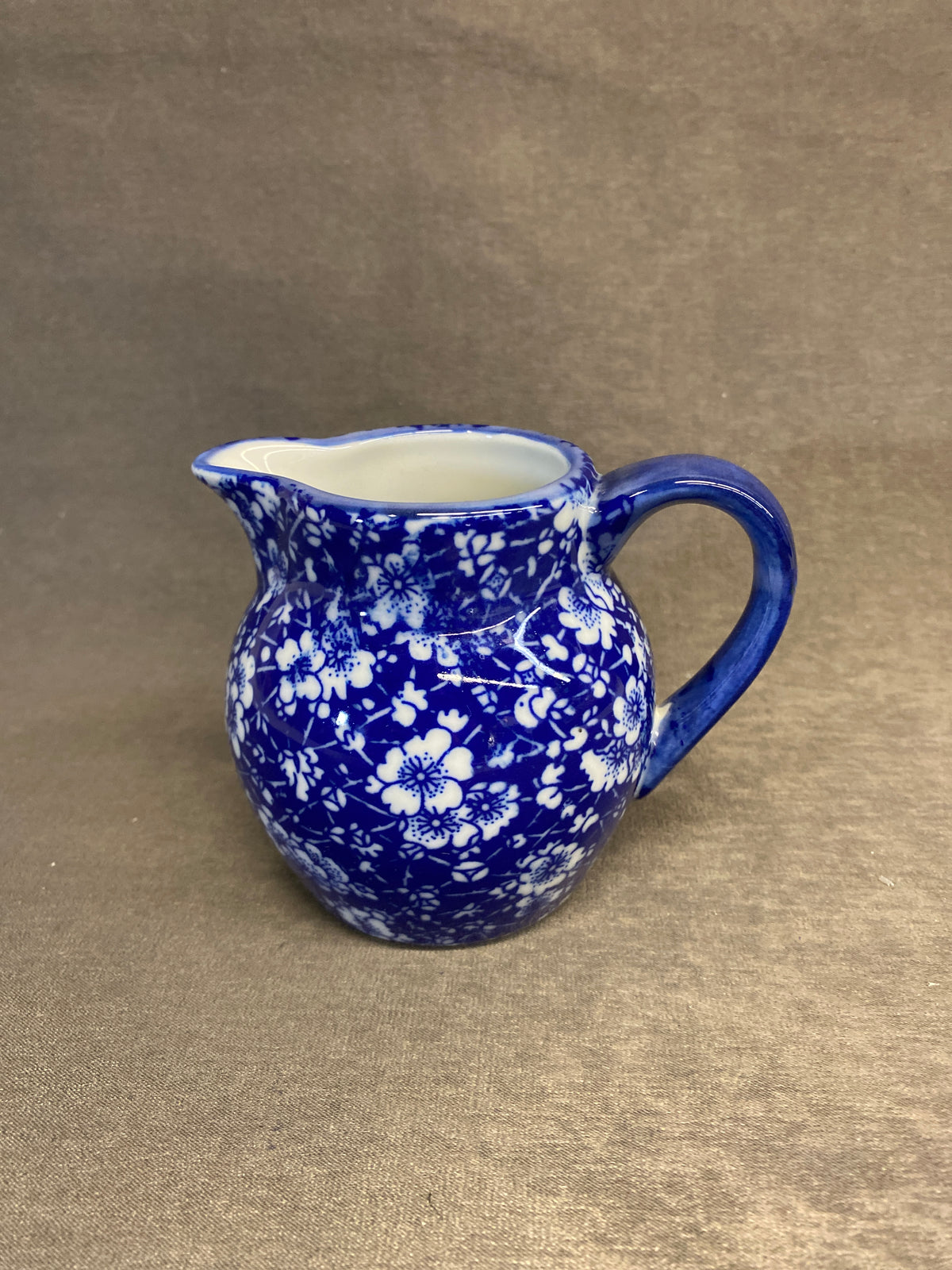 Victorian Ware Jug - Blue Calico
