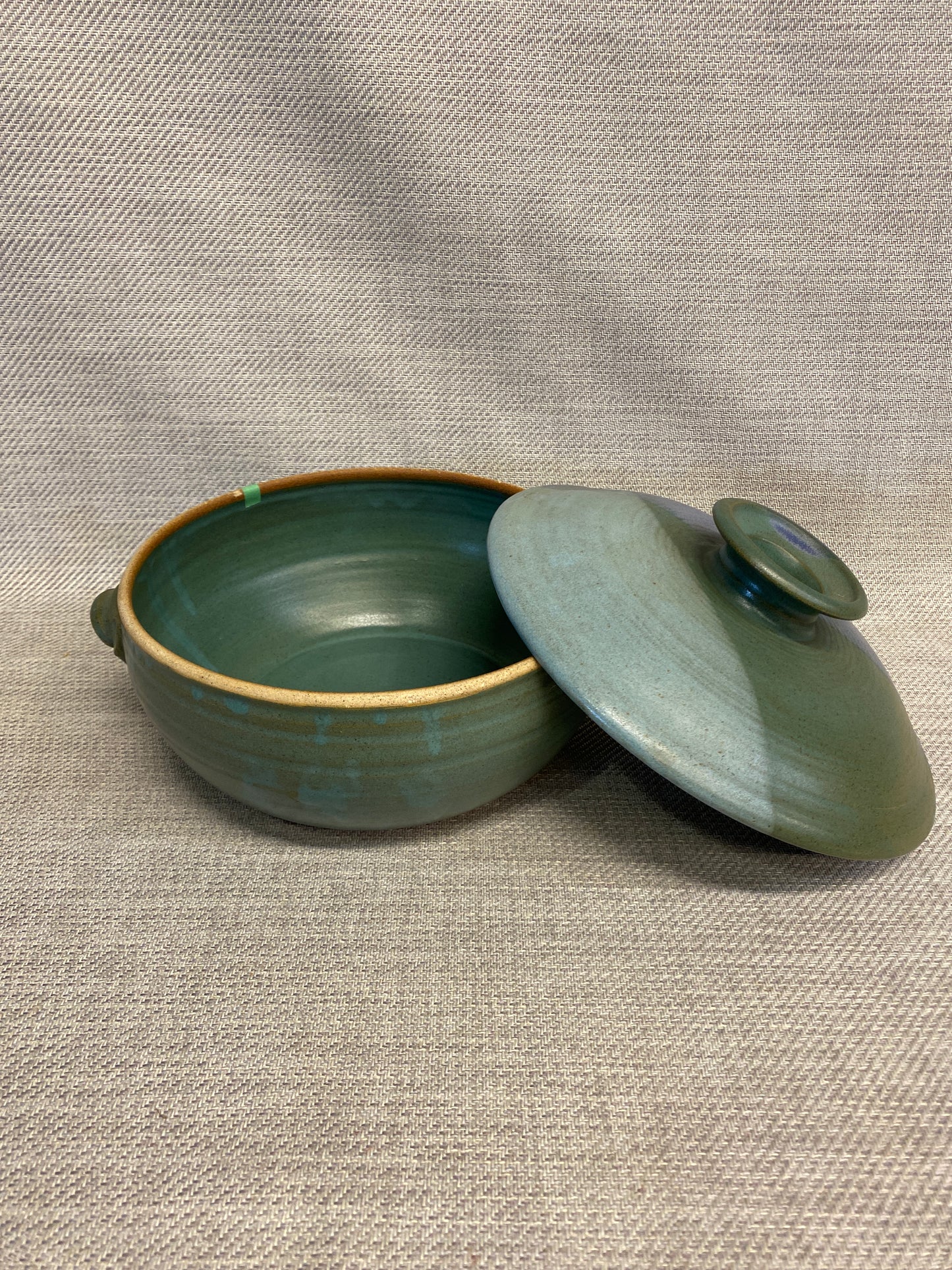 Studio Pottery Lidded Casserole - CONDITION