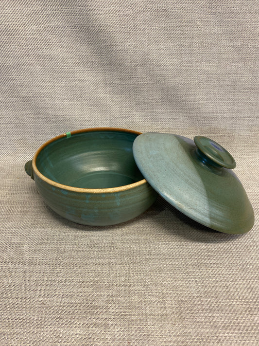 Studio Pottery Lidded Casserole - CONDITION