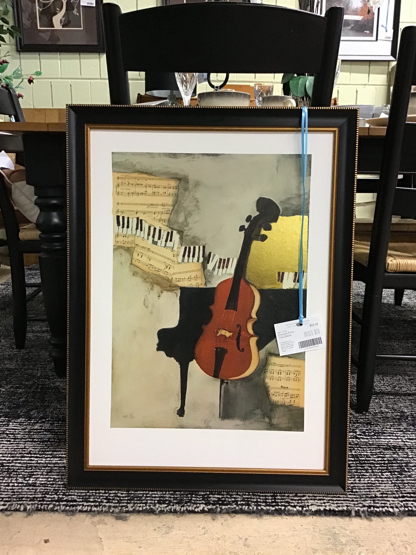 Framed Print - The Cellist