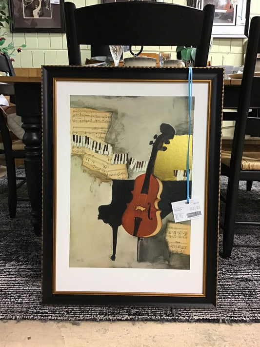 Framed Print - The Cellist