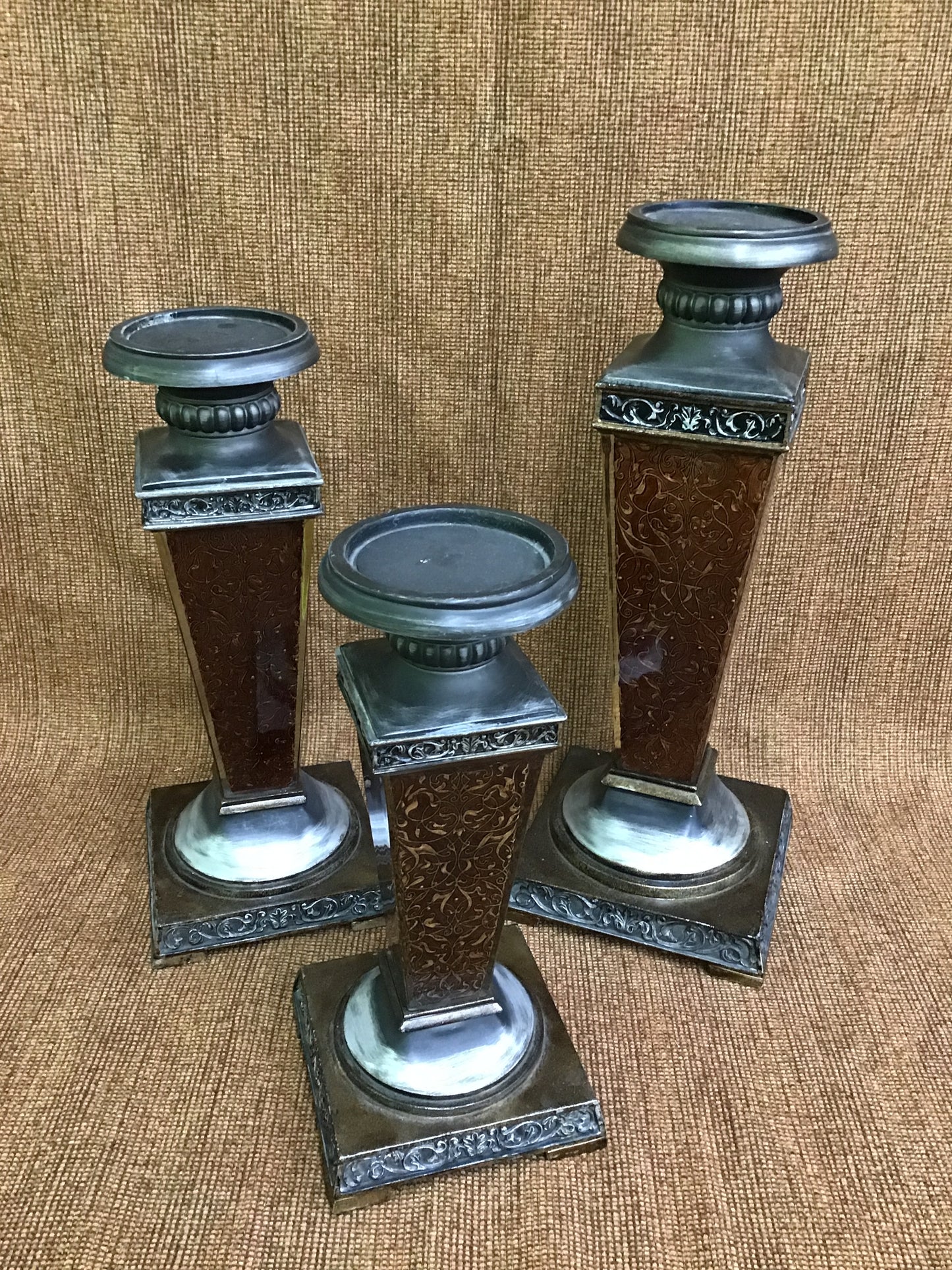 Set of 3 Decorative  Candle Holders