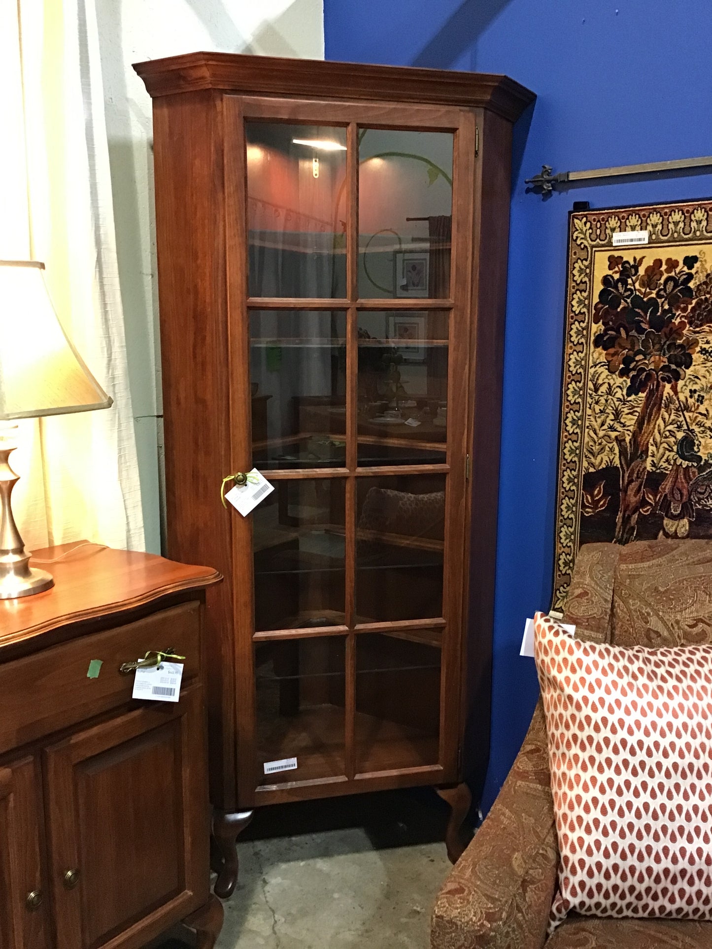 Corner Curio Cabinet