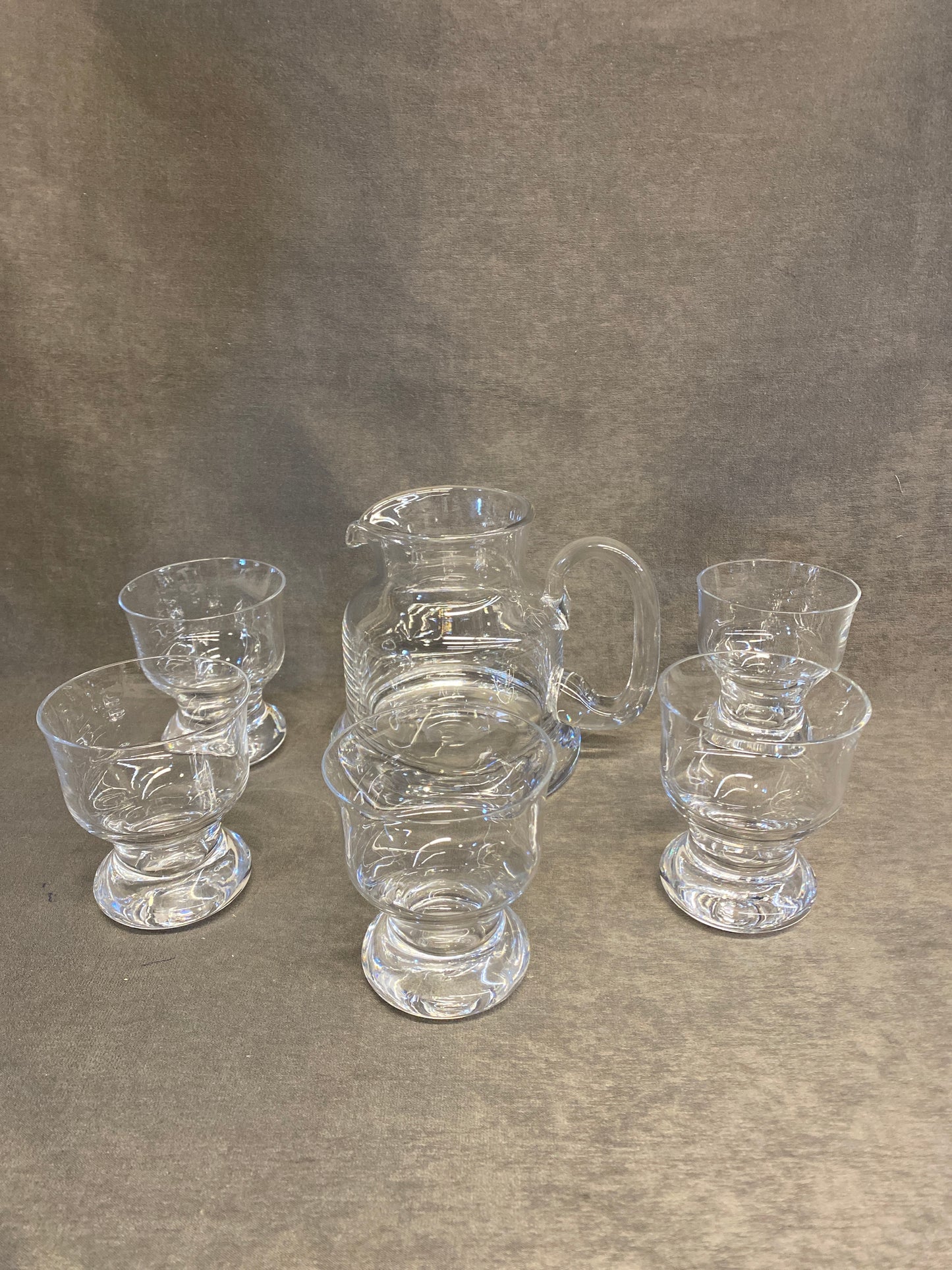 6PC Dartington Crystal Drink Set