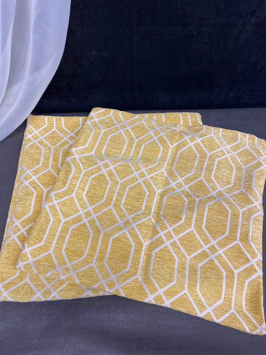 PAIR Cushion Covers - Yellow