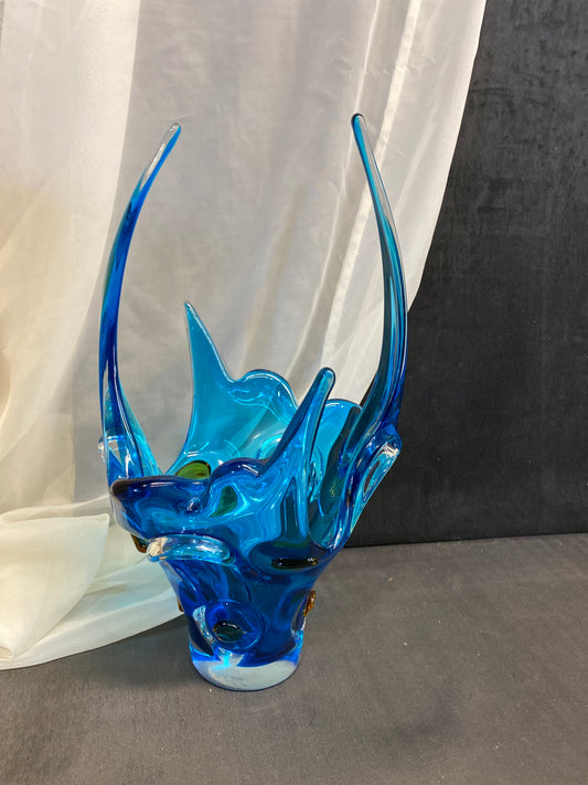 Art Glass Bowl - Blue