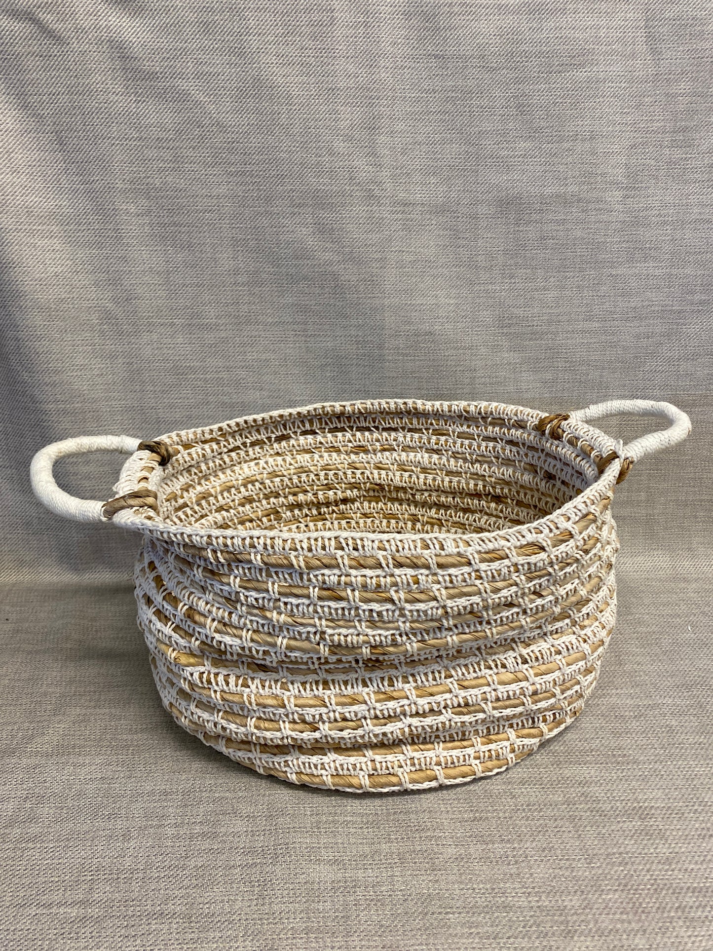 Jute & Cotton Basket