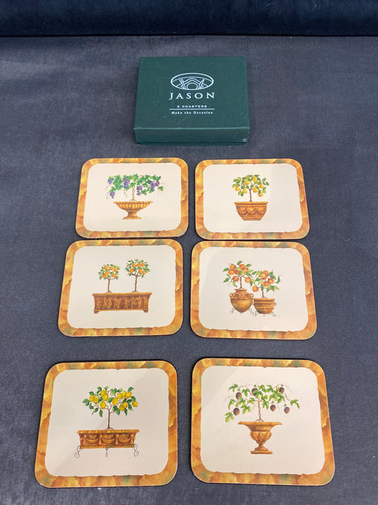 6PC Jason Coasters - Fruit Tree