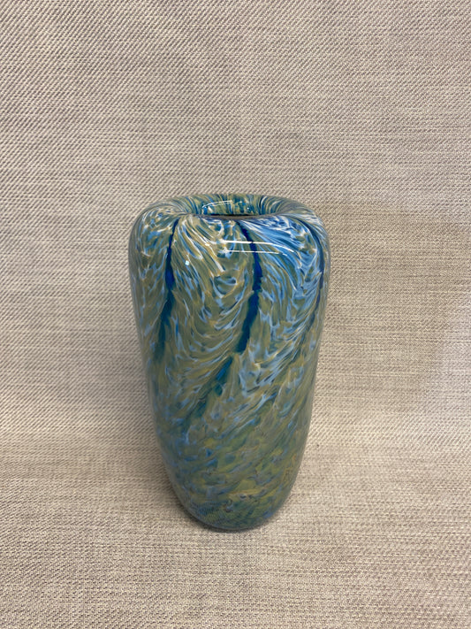Art Glass Vase - Blue