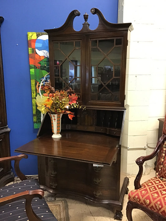 Mahogany Secretary & Arm Chair