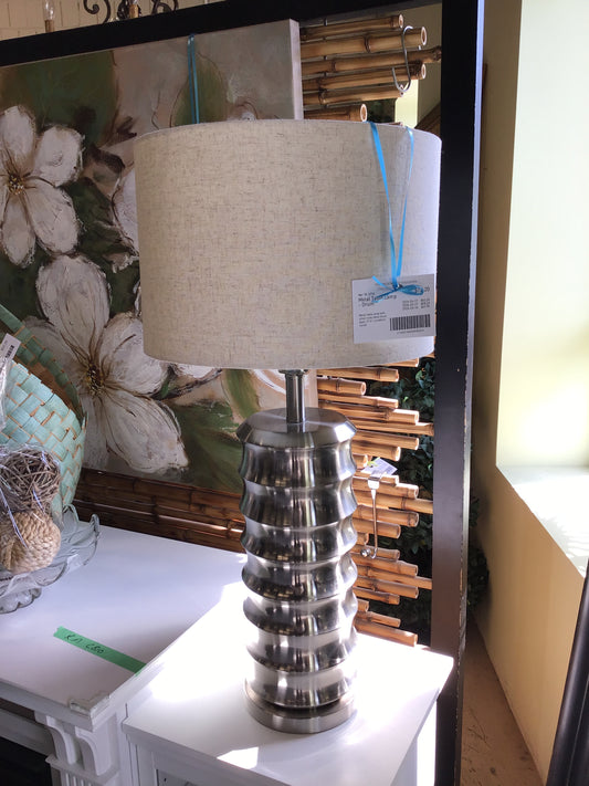 Metal Table Lamp - Drum
