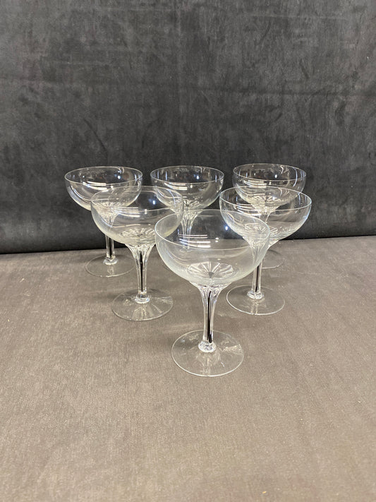 Set 6 Belfor "Exquisite" Champagne Coupes