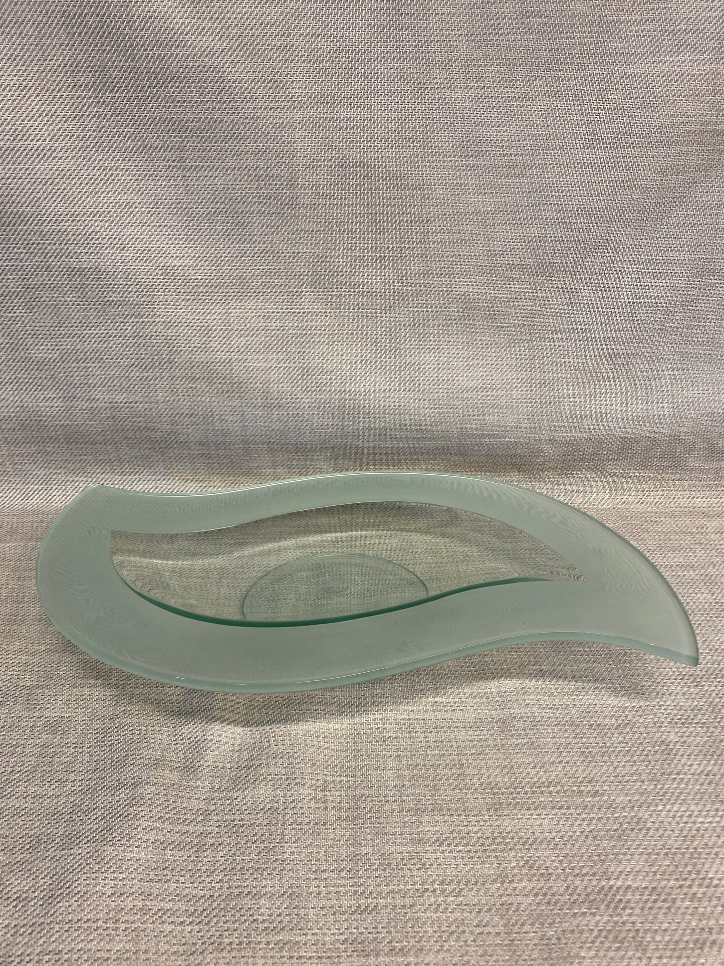 Decor Bowl - Frosted & Clear Glass