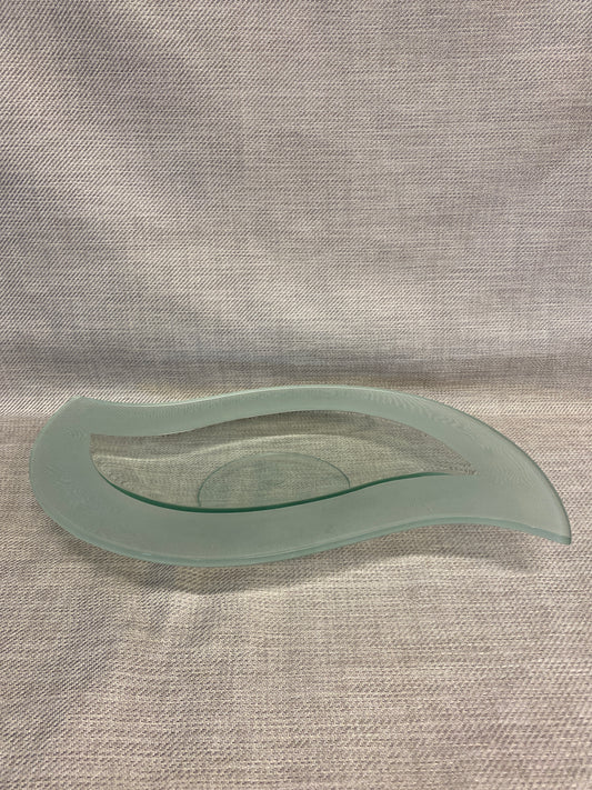 Decor Bowl - Frosted & Clear Glass