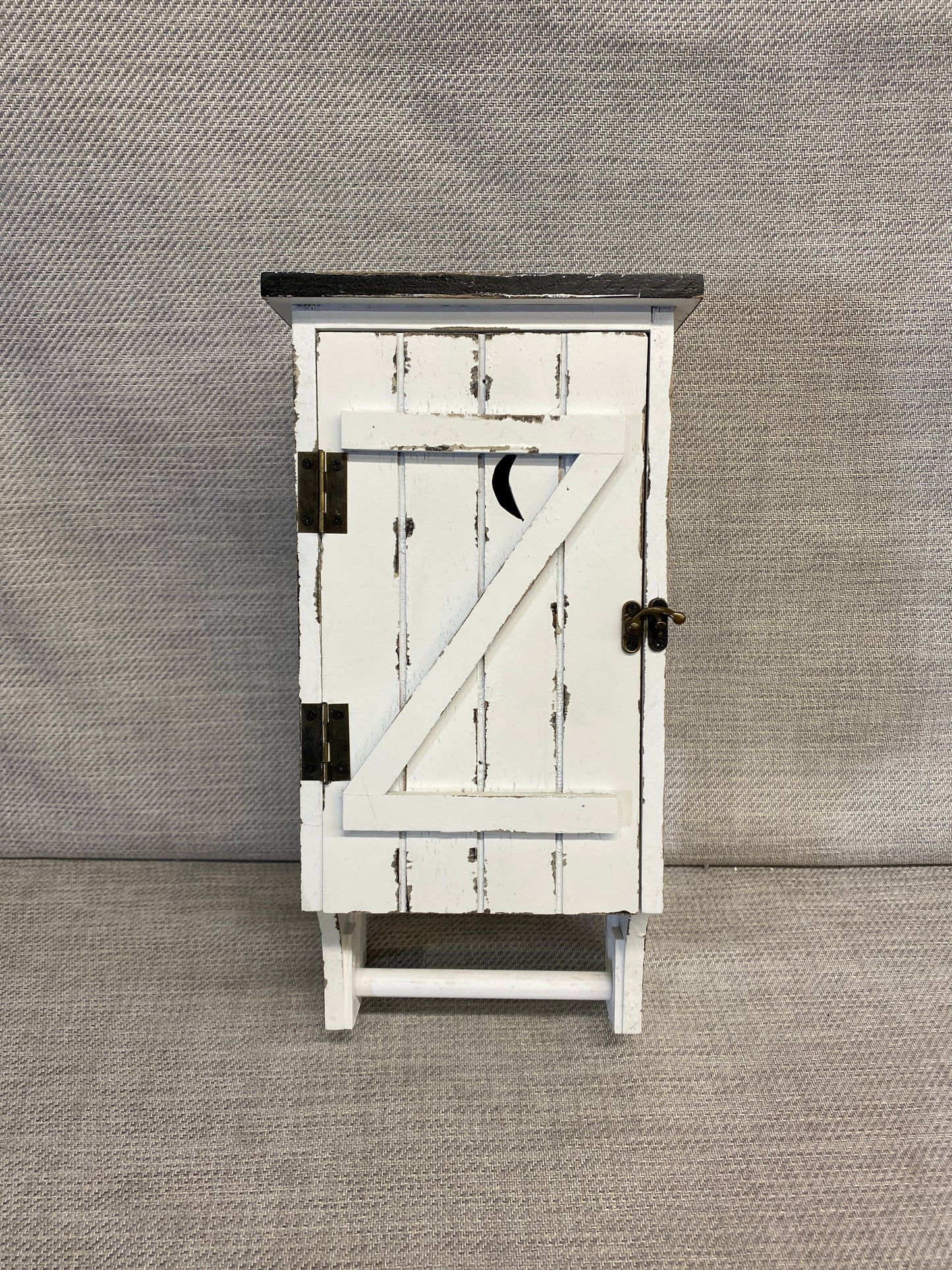 NEW! Wood Toilet Paper Holder - Outhouse