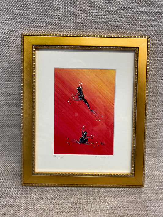 Framed Print - Tree Frogs
