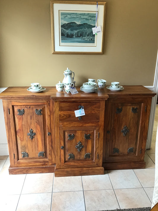 Rustic Sideboard w/Metal Accents