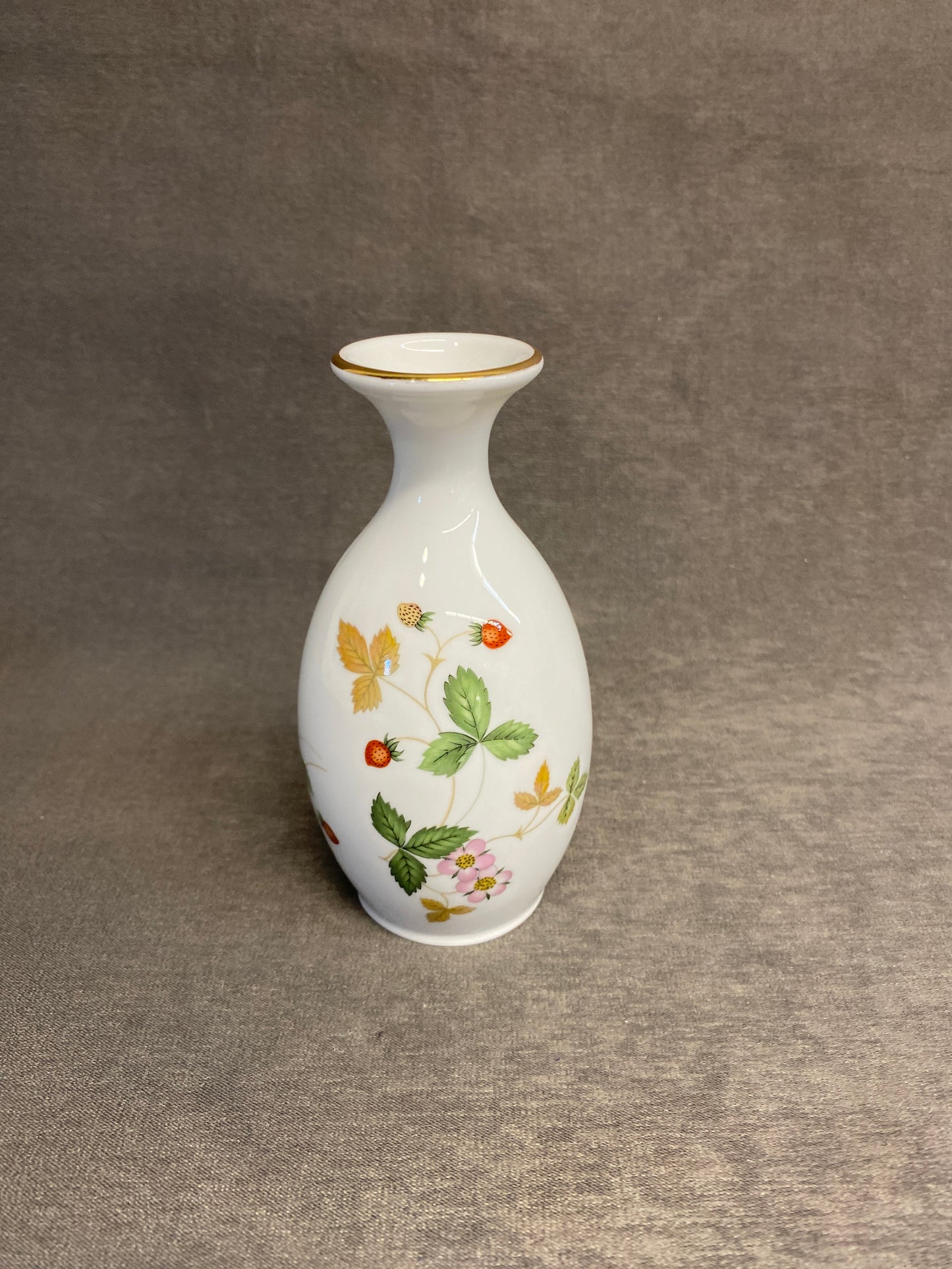 Wedgwood "Wild Strawberry" Bud Vase