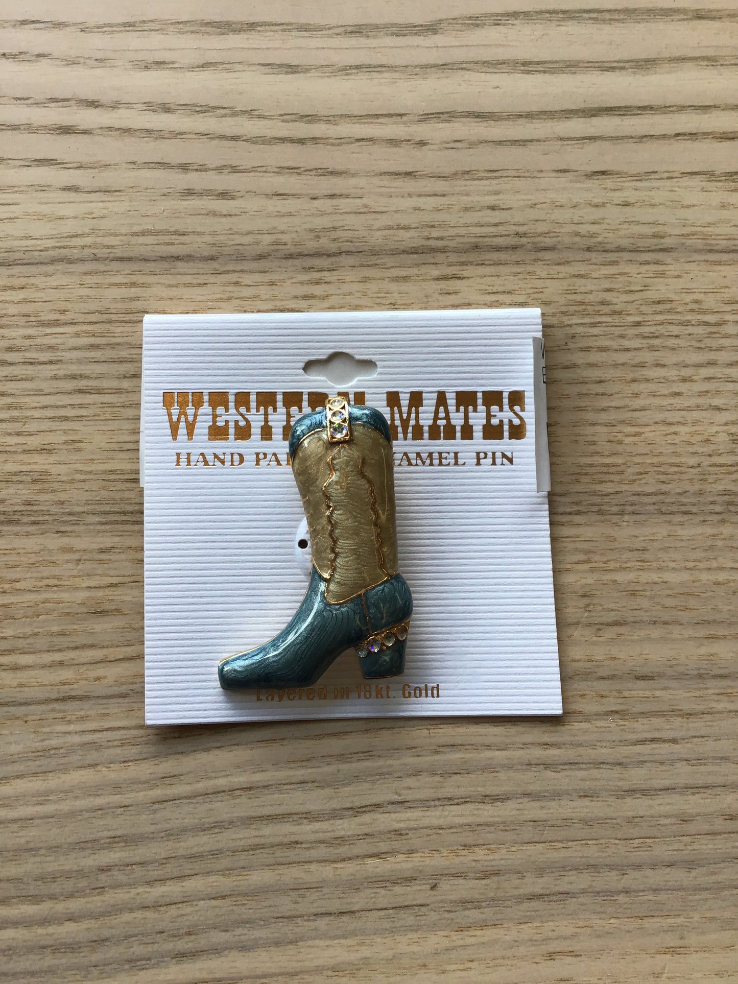 Western Mates Brooch- Boot
